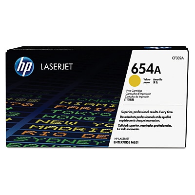 HP Toner yellow 654A  CF332A