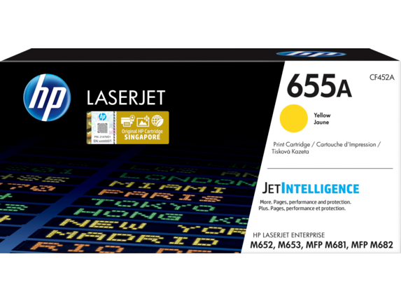 HP Toner yellow 655A  CF452A