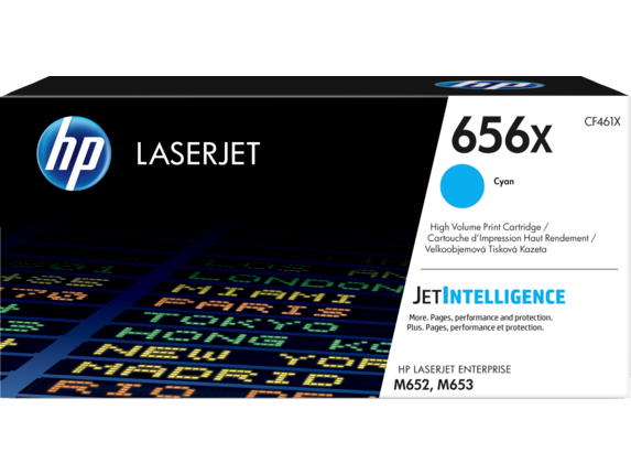HP Toner cyan 656X  CF461X