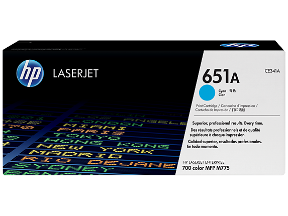 HP Toner cyan 651A  CE341A