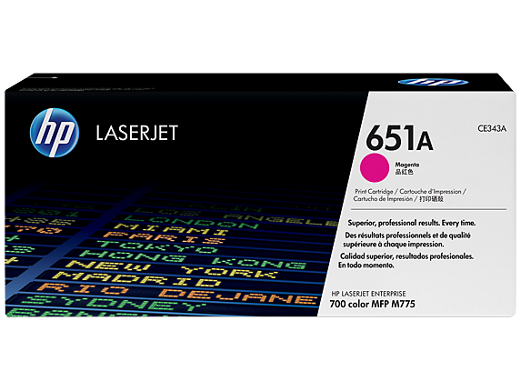 HP Toner magenta 651A  CE343A