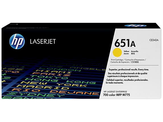HP Toner yellow 651A  CE342A
