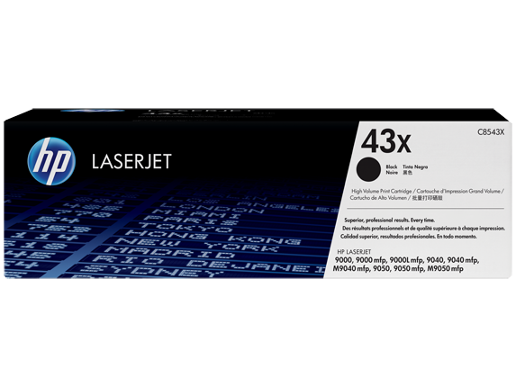 HP Toner schwarz 43X  C8543X