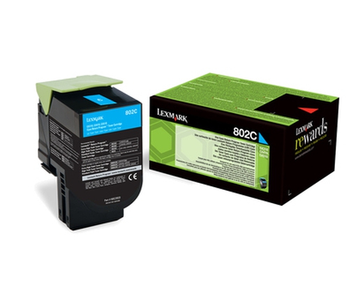 Lexmark Toner cyan 80C20C0