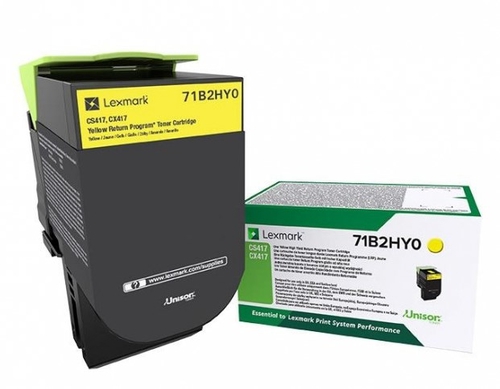 Lexmark Toner yellow 71B2HY0