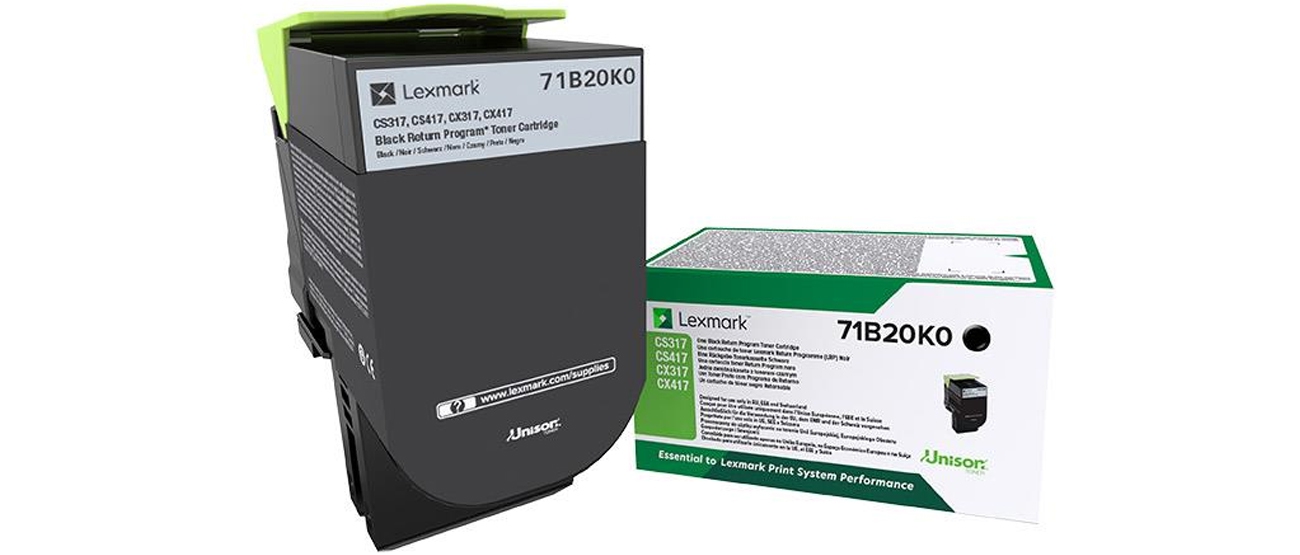 Lexmark Toner schwarz 71B20K0 