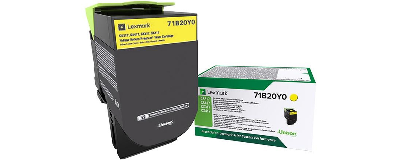 Lexmark Toner yellow 71B20Y0 