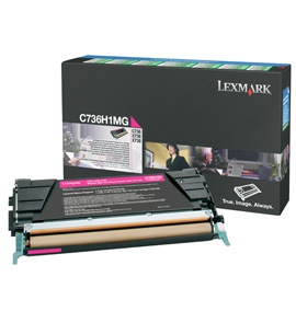 Lexmark Toner magenta C736H1MG 