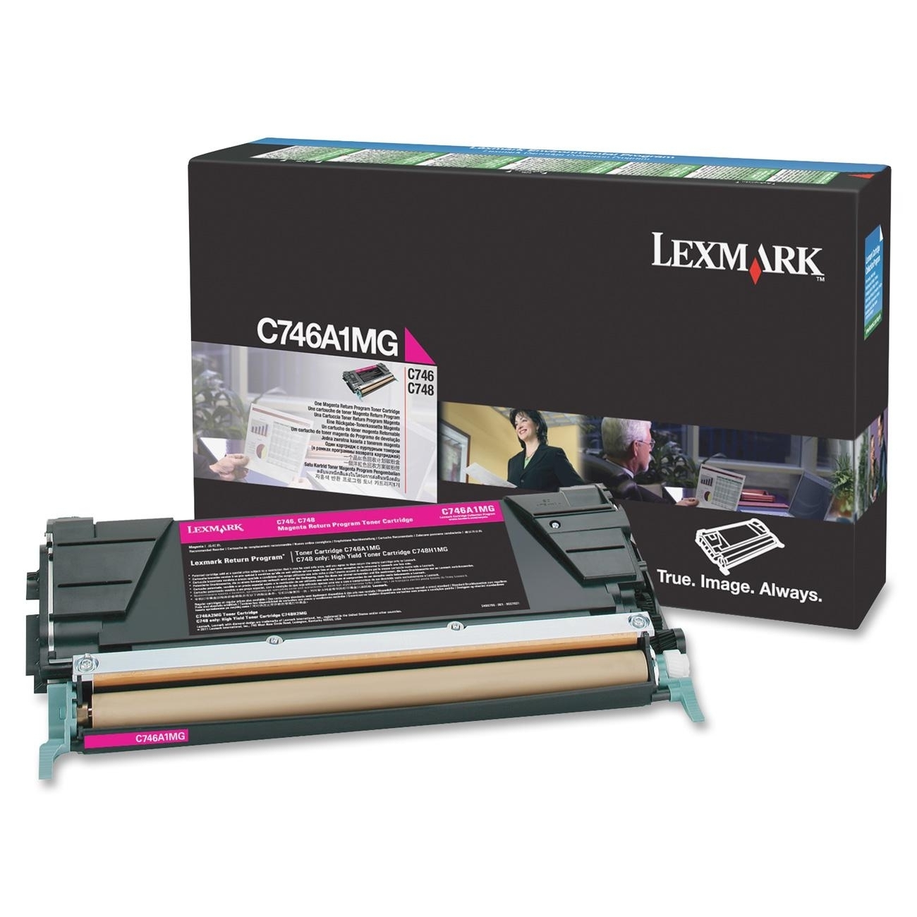 Lexmark Toner magenta C746A1MG 