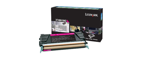 Lexmark Toner magenta X748H1MG 
