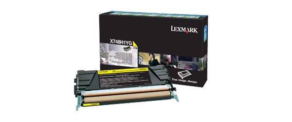 Lexmark Toner yellow X748H1YG