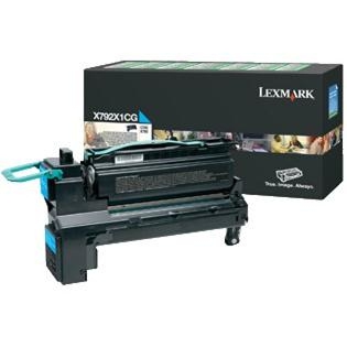 Lexmark Toner cyan X792X1CG 