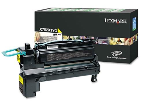 Lexmark Toner yellow X792X1YG 
